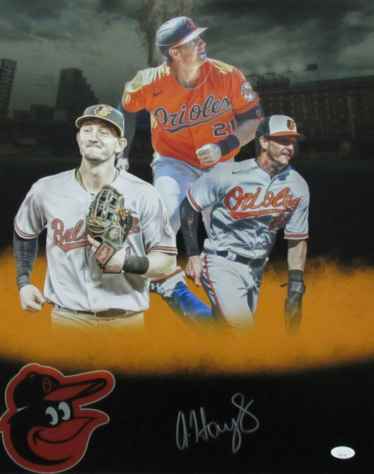 Austin Hays Autographed 16x20 Photo Baltimore Orioles JSA