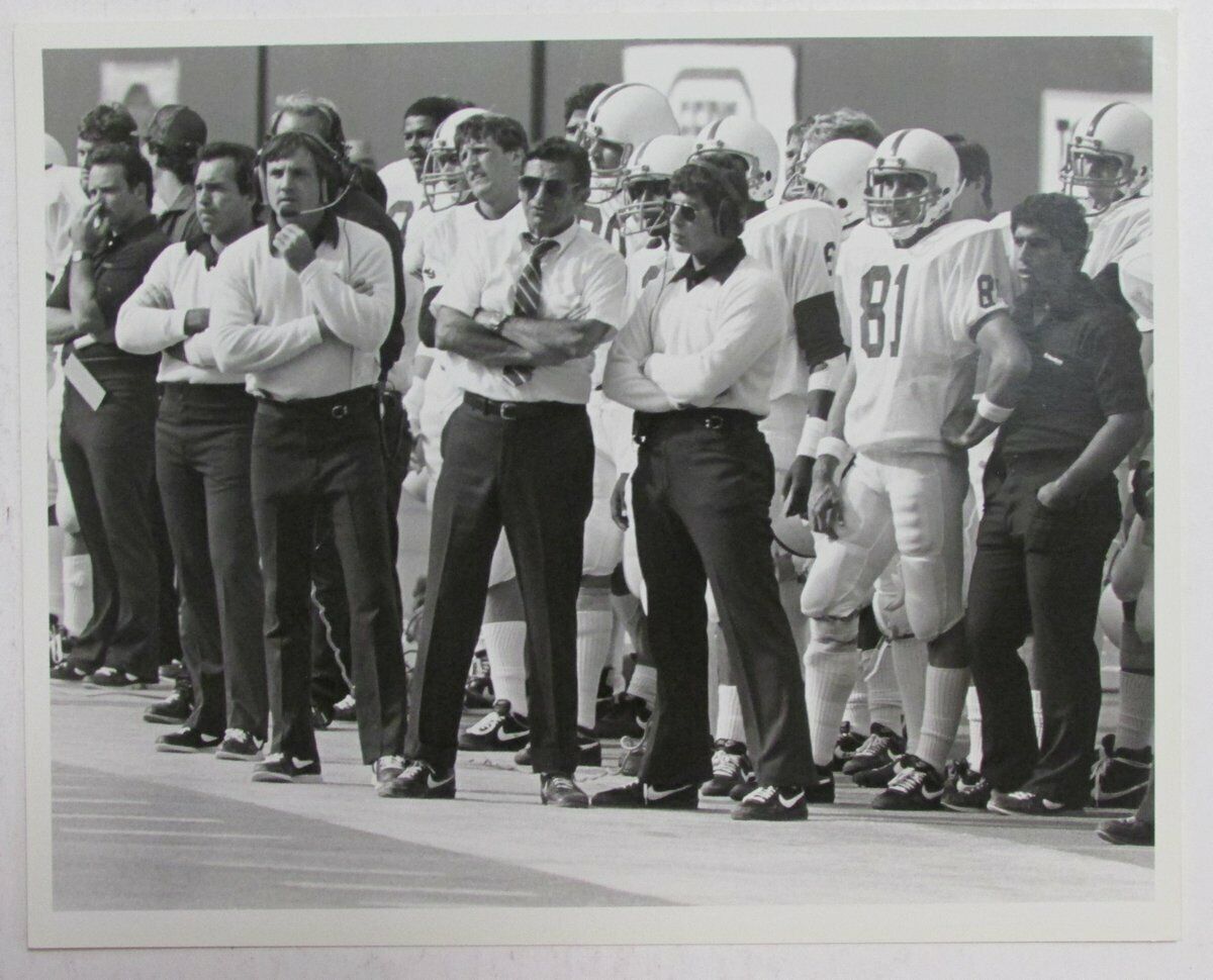 Joe Paterno Sideline 1980's 8X10 Sporting News Wire/Press Photo 146471