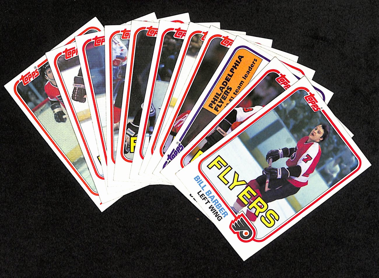 1981-82 Topps Hockey Philadelphia Flyers Complete Team Set (11/11) Cards 189208