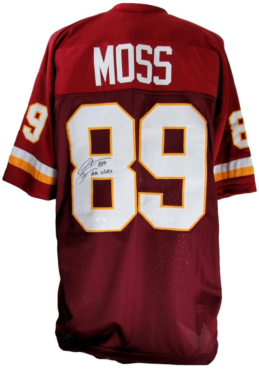 Santana Moss Signed/Autographed/Inscribed Redskins Custom  Jersey JSA 157554