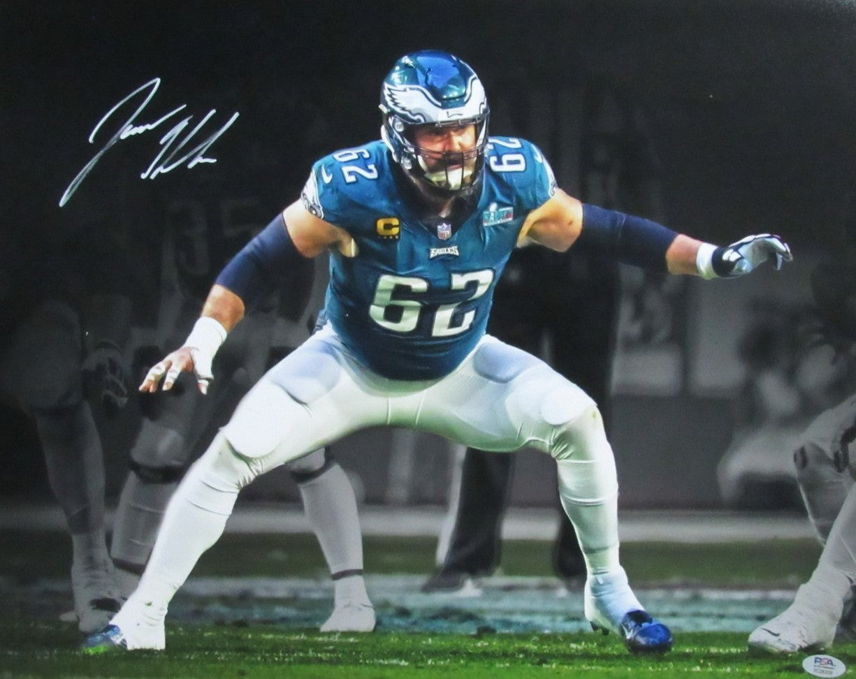 Jason Kelce Philadelphia Eagles Signed/Autographed 16x20 Photo PSA/DNA 190361