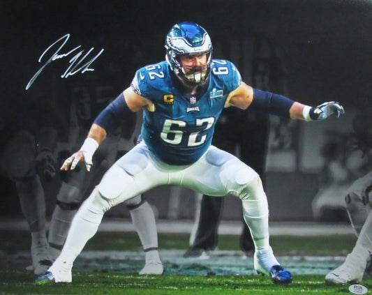 Jason Kelce Philadelphia Eagles Signed/Autographed 16x20 Photo PSA/DNA 190361