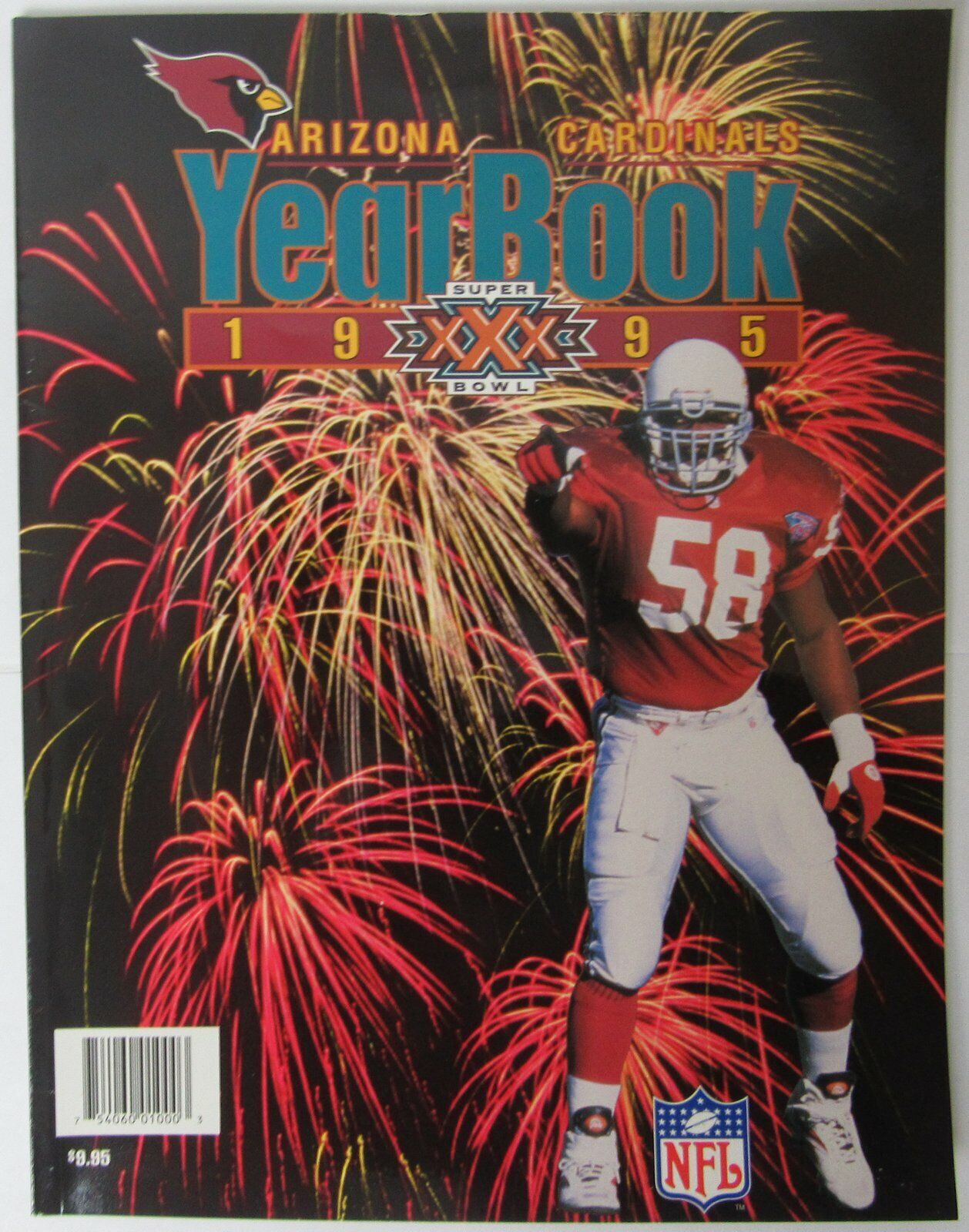 1995 Arizona Cardinals NFL Football Yearbook 145522