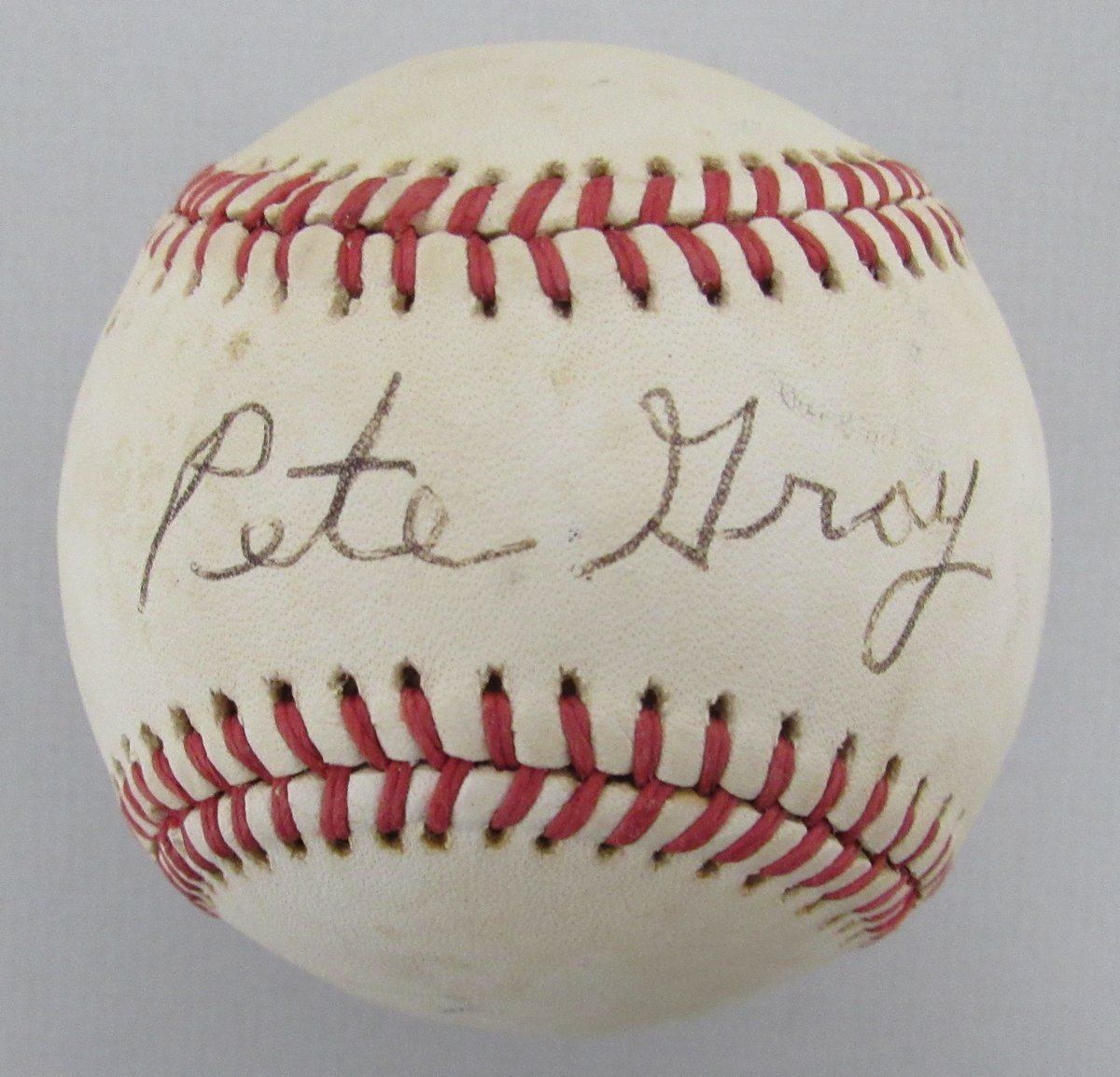 Pete Gray Signed/Autographed OAL Baseball St. Louis Browns Beckett 192162