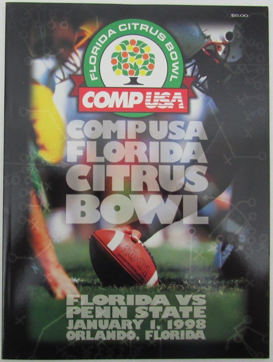 1998 Comp USA Bowl Program PSU Nittany Lions vs. Florida Gators 137146