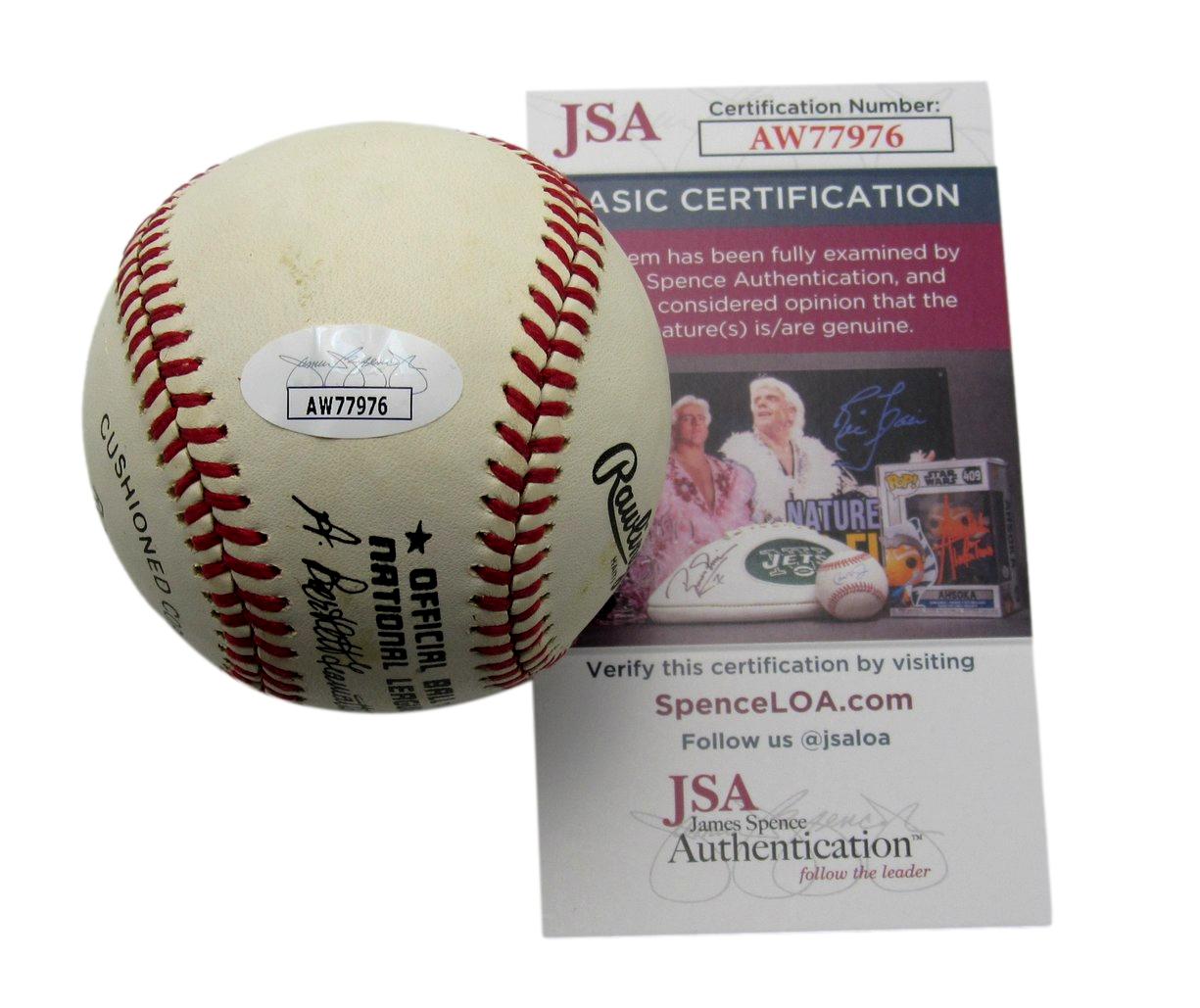 Monte Irvin HOF Signed/Autographed ONL Baseball New York Giants JSA 190553