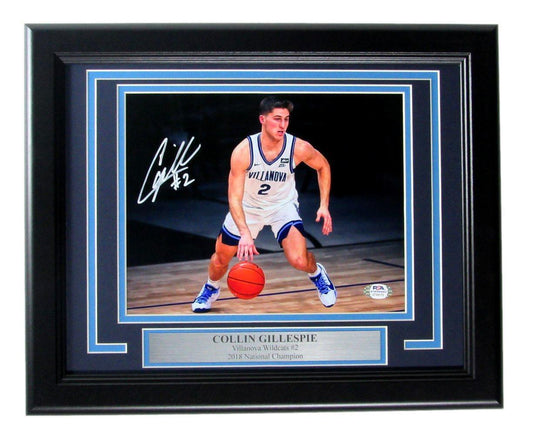 Collin Gillespie Villanova Signed/Autographed 8x10 Photo Framed PSA/DNA 164473