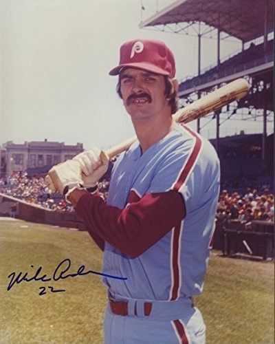 Mike Anderson Phillies Autographed/Signed 8x10 Photo 123282