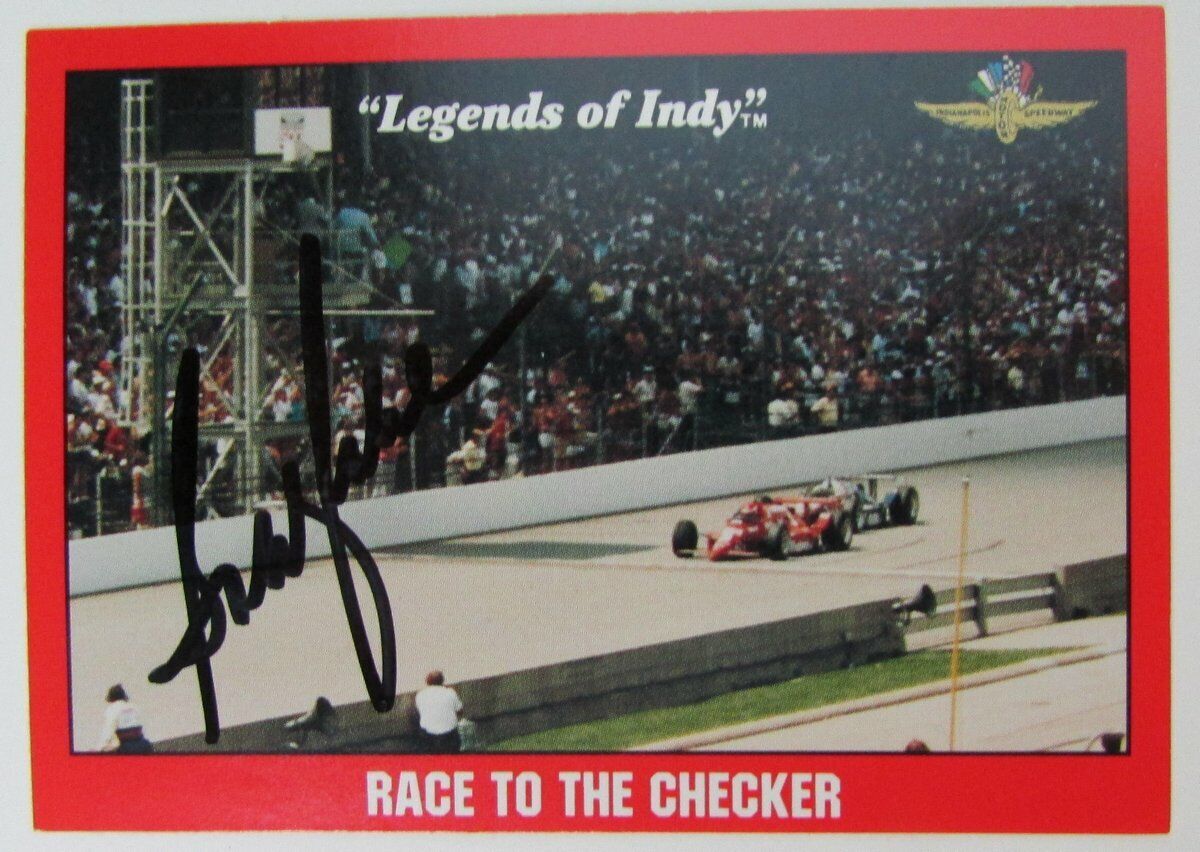 Bobby Rahal Signed 1992 Legends of Indy #95 Race to the Checker Card 149749