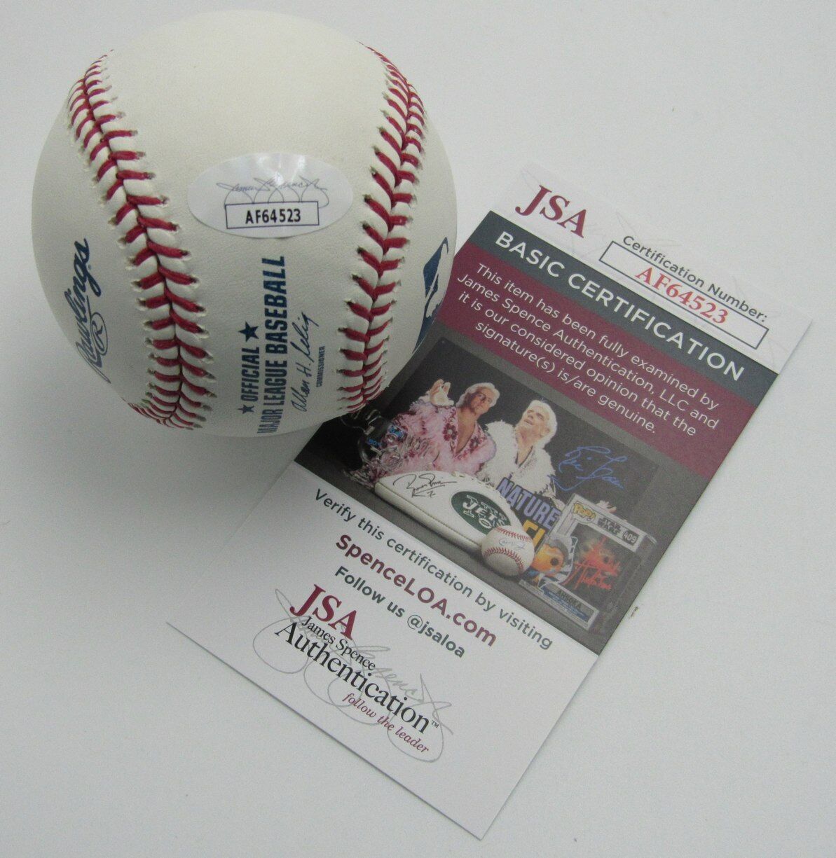 Ken Harrelson Autographed/Inscribed Rawlings OML Baseball Kansas City Royals JSA