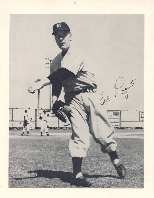 1951 Ed Lopat 1951 Team Issued 8x10 B/W Photo New York Yankees