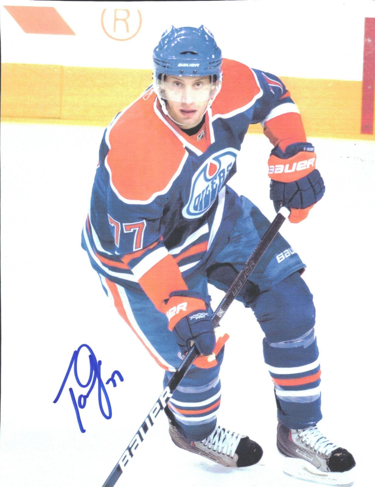 Tom Gilbert Edmonton Oilers Signed/Autographed 8x10 Photo 152669