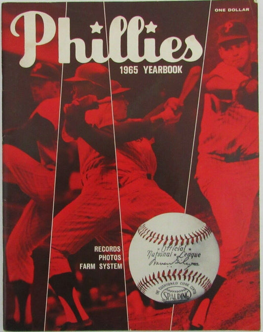 1965 Philadelphia Phillies Yearbook Clean 167350