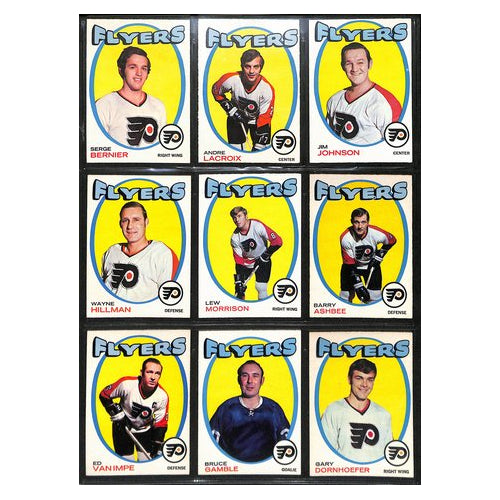 Lot of (14) 1971-72 O-Pee-Chee OPC Flyers Hockey Cards 192474