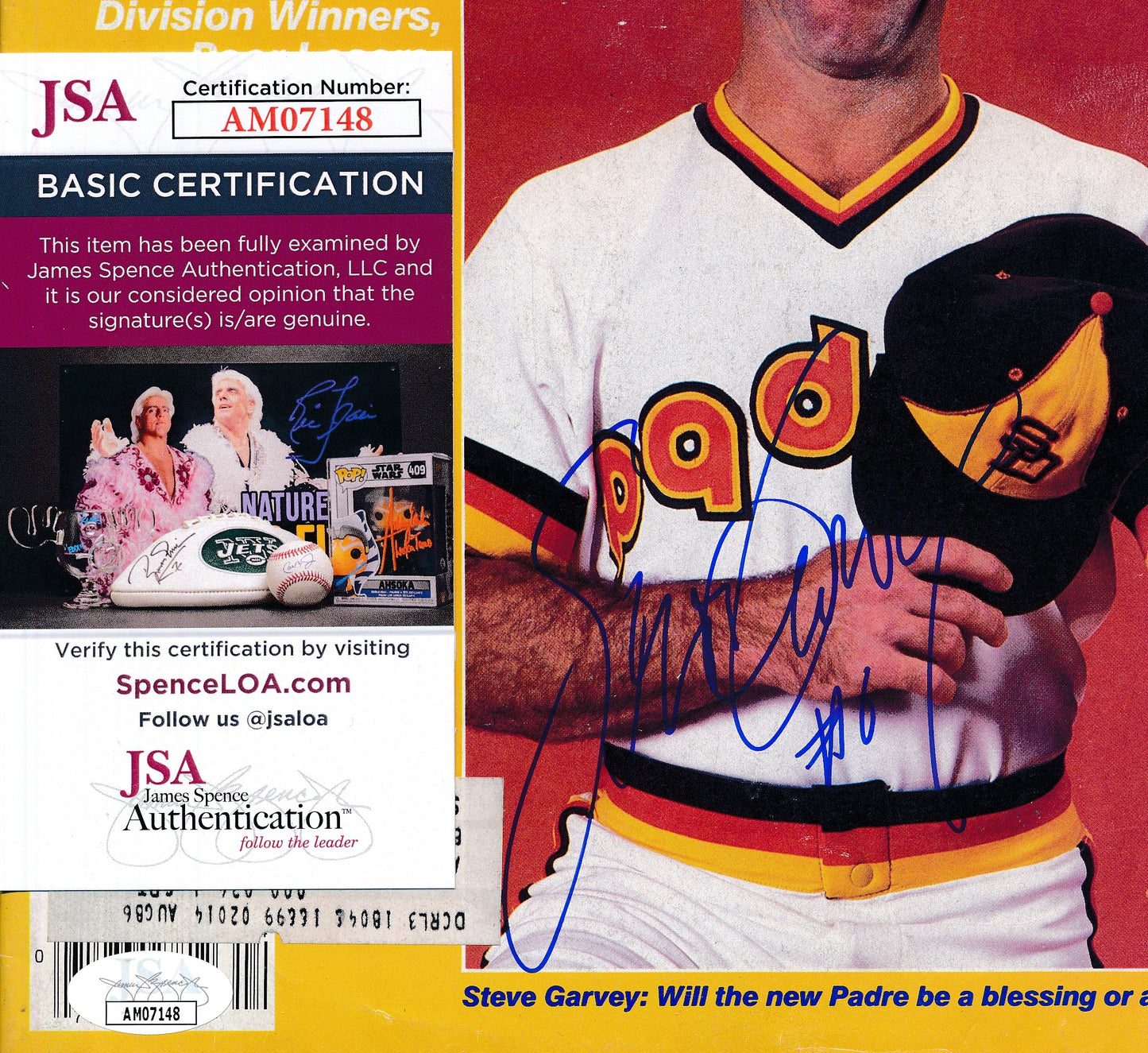 Steve Garvey Autographed April 1983 SPORT Magazine Padres JSA 181948