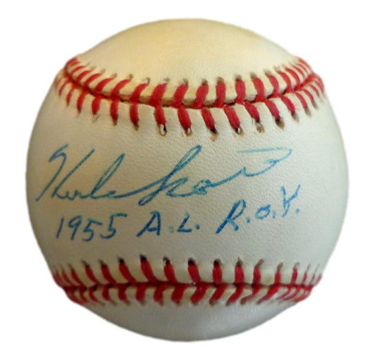 Herb Score Autographed/Inscribed OAL Baseball Cleveland Indians JSA 180874