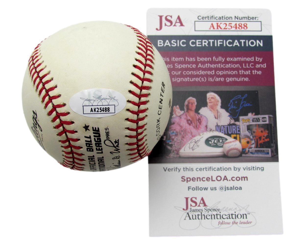 Joe Adcock Autographed ONL Baseball Milwaukee Braves JSA 179764