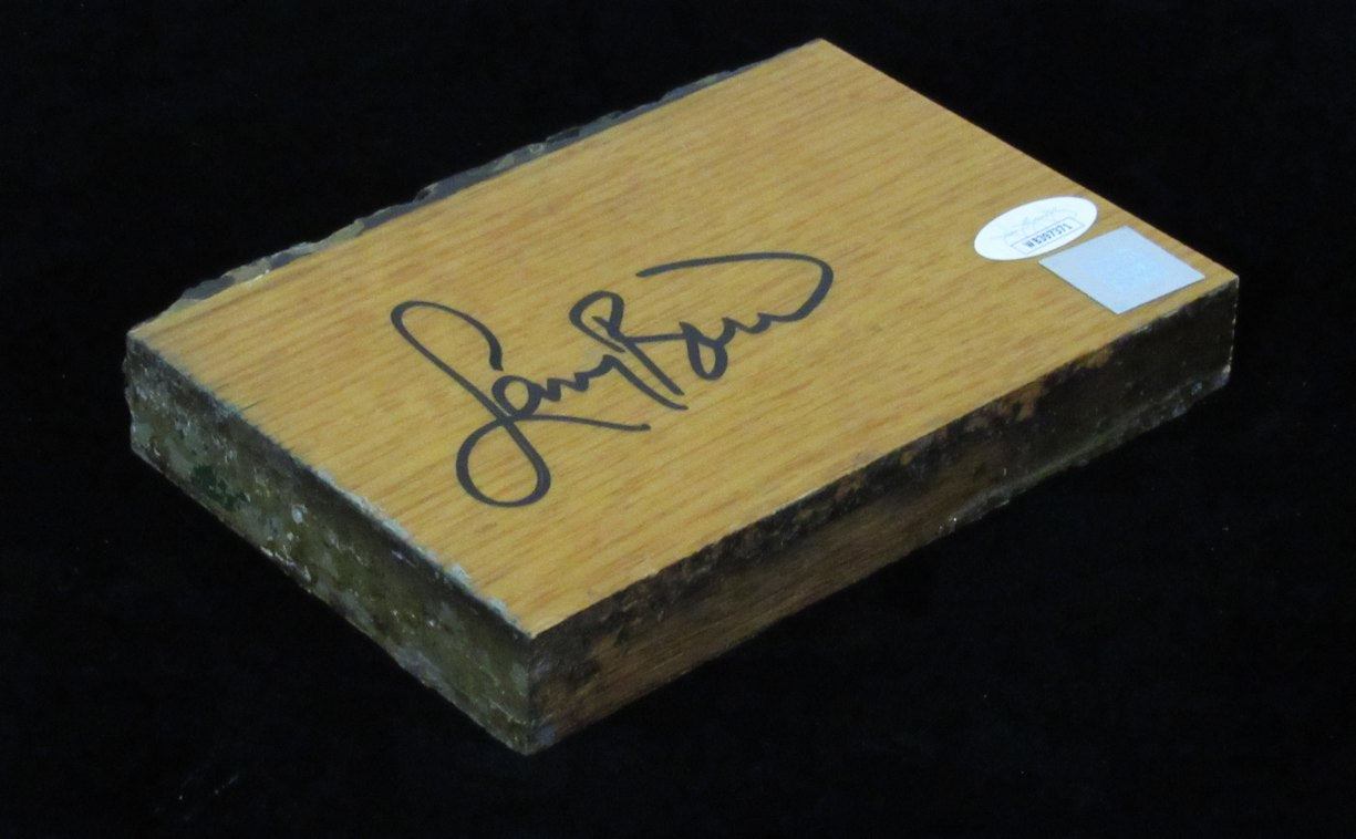 Larry Bird Autographed Boston Garden Parquet Court Floor 6x4x1 JSA 189307