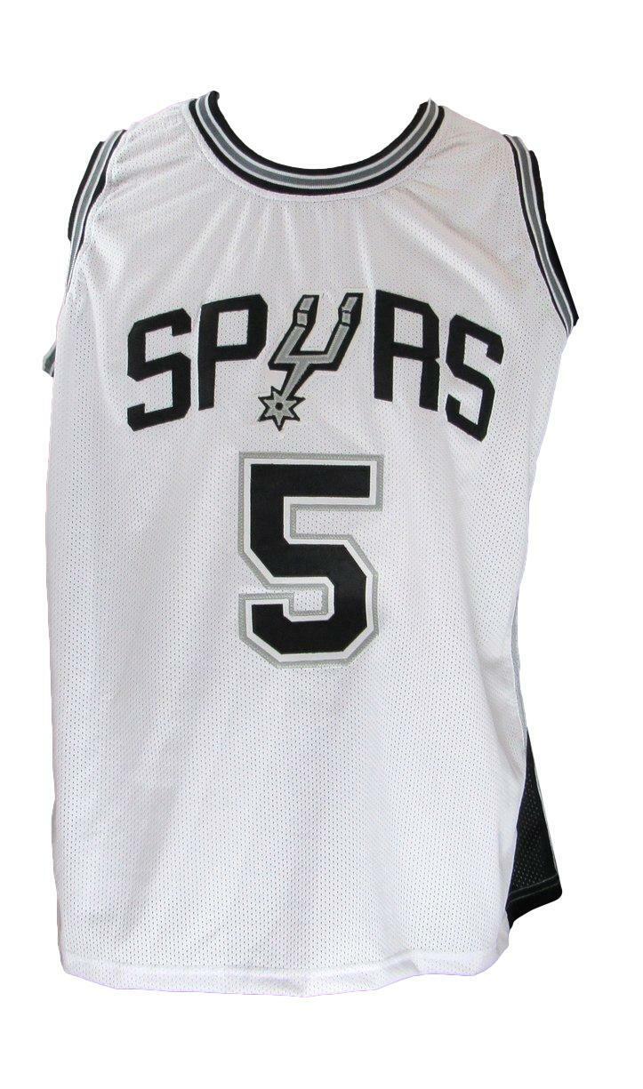 Robert Horry Signed/Autographed Spurs Custom Basketball Jersey JSA 166363