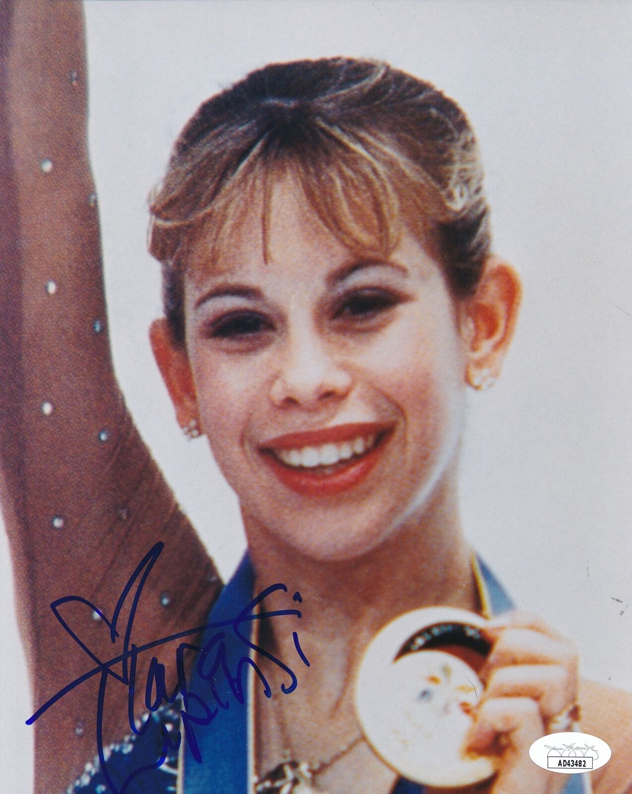 Tara Lipinski Autographed 8x10 Photo Olympic USA Figure Skating JSA