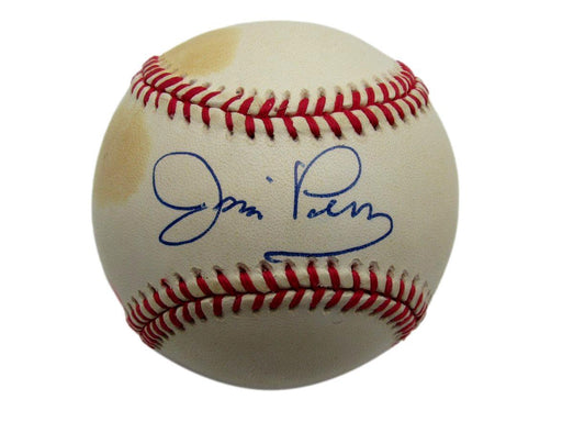 Jim Perry Autographed OAL Baseball Minnesota Twins JSA 179755