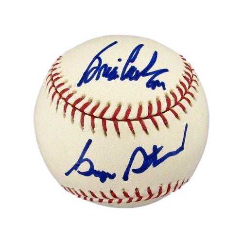 George Steinbrenner/Brian Cashman Dual-Signed OML Baseball Yankee Steiner 190571