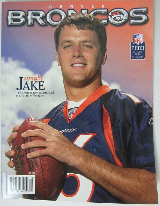 2003 Denver Broncos NFL Football Official Team Yearbook 146108