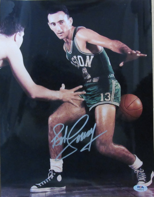 Bob Cousy Signed/Autographed 11x14 Photo Boston Celtics PSA/DNA 192356