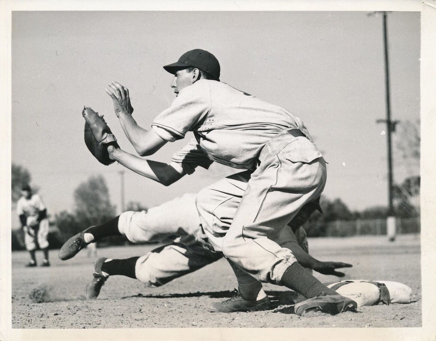 Johnny McCarthy 6x8 B/W 1940 Press Wire Photo New York Giants