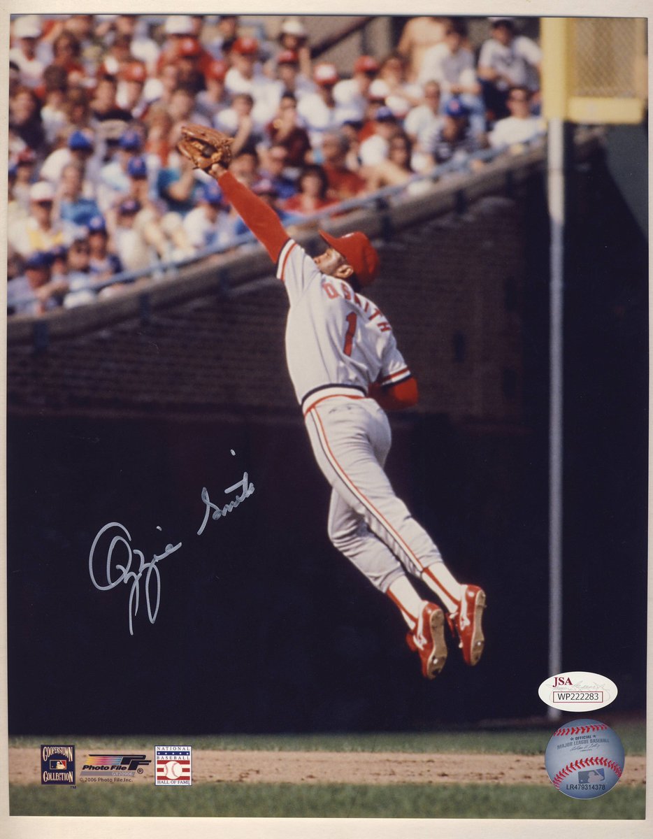 Ozzie Smith St. Louis Cardinals Signed/Autographed 8x10 Photo JSA WP222283