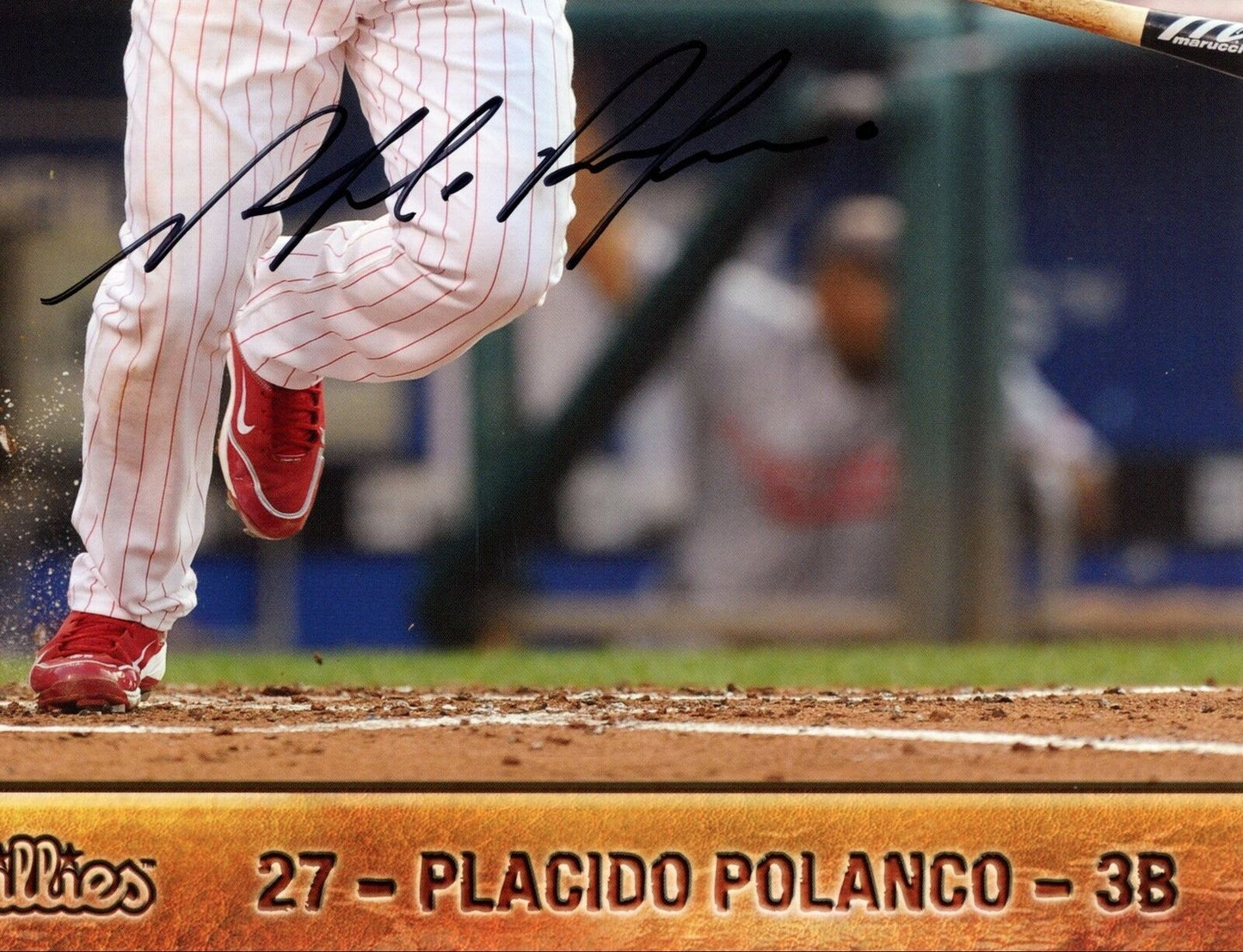 Placido Polanco Autographed 2011 8x10 Phillies Phan Photo