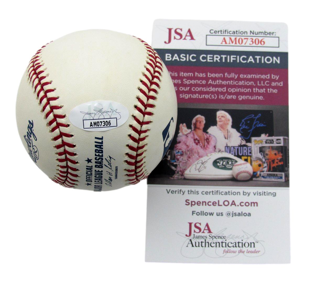 Bobby Higginson Signed/Autographed OAL Baseball Detroit Tigers JSA 185602