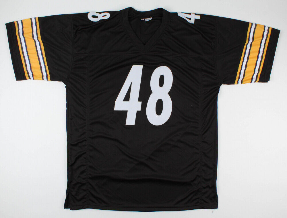 Bud Dupree Signed/Autographed Steelers Black Football Jersey Beckett 156157