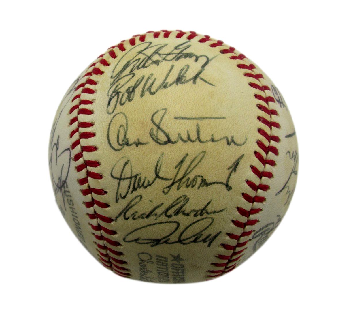 1979 Dodgers Team Signed by 20 ONL Baseball Sutton Lasorda HOF Garvey 190532