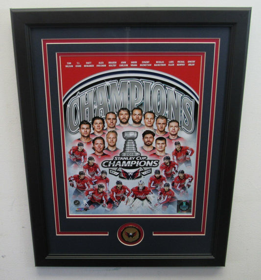 Washington Capitals 2018 Stanley Cup Champions 11x14 Photo Framed 136894