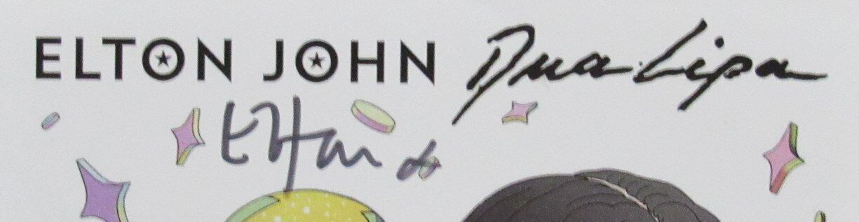 Elton John Autographed CD Insert "Cold Heart Pnau Remix" JSA 175931