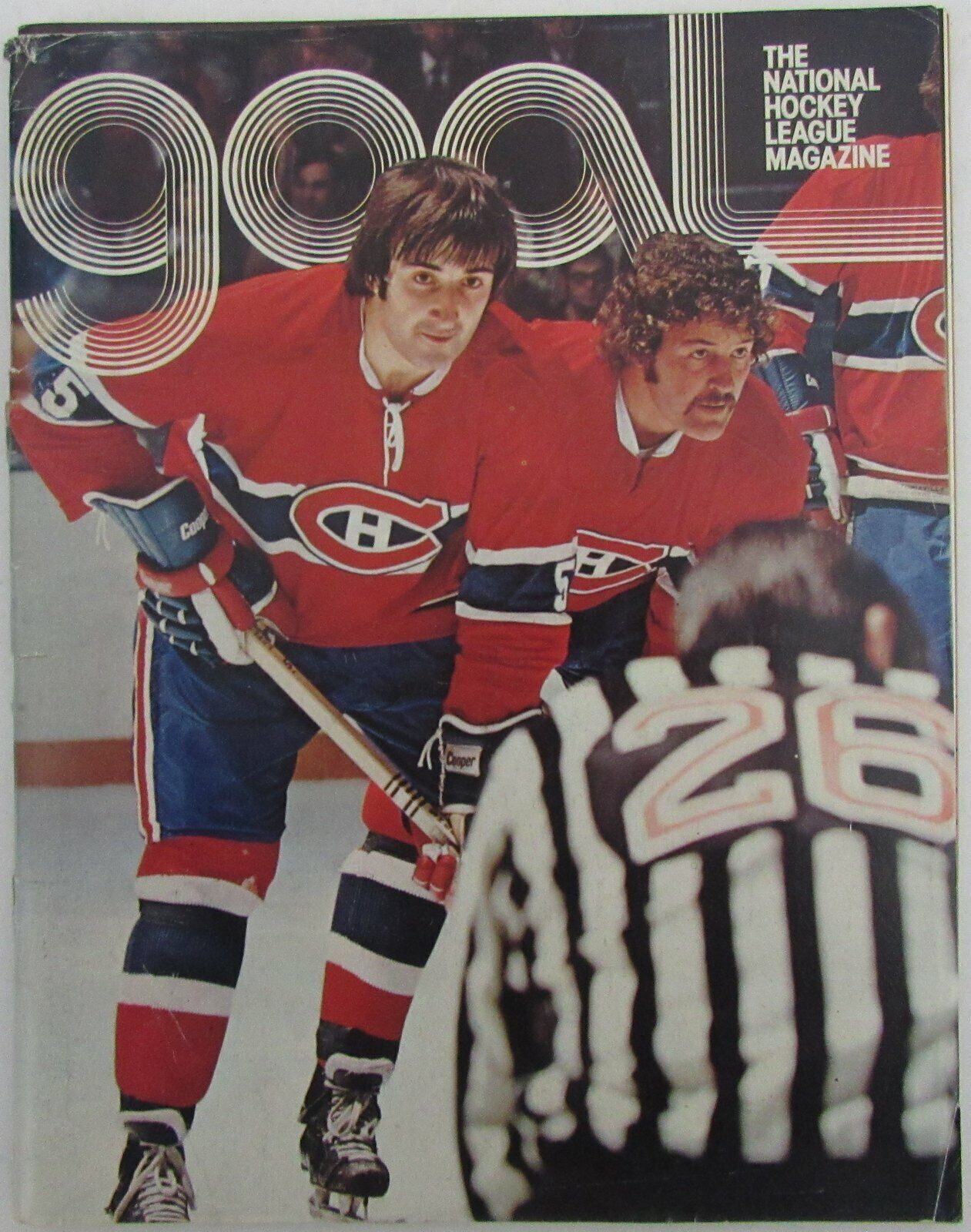 1974 Goal NHL Flyers vs. Canadiens Hockey Game Program 144842