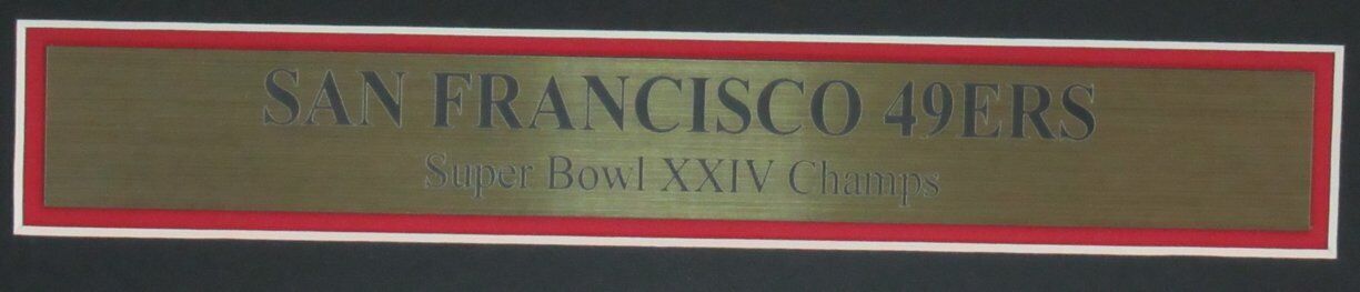 1990 San Francisco Chronicle Newspaper 49ers Super Bowl XXIV Champ Framed 166183