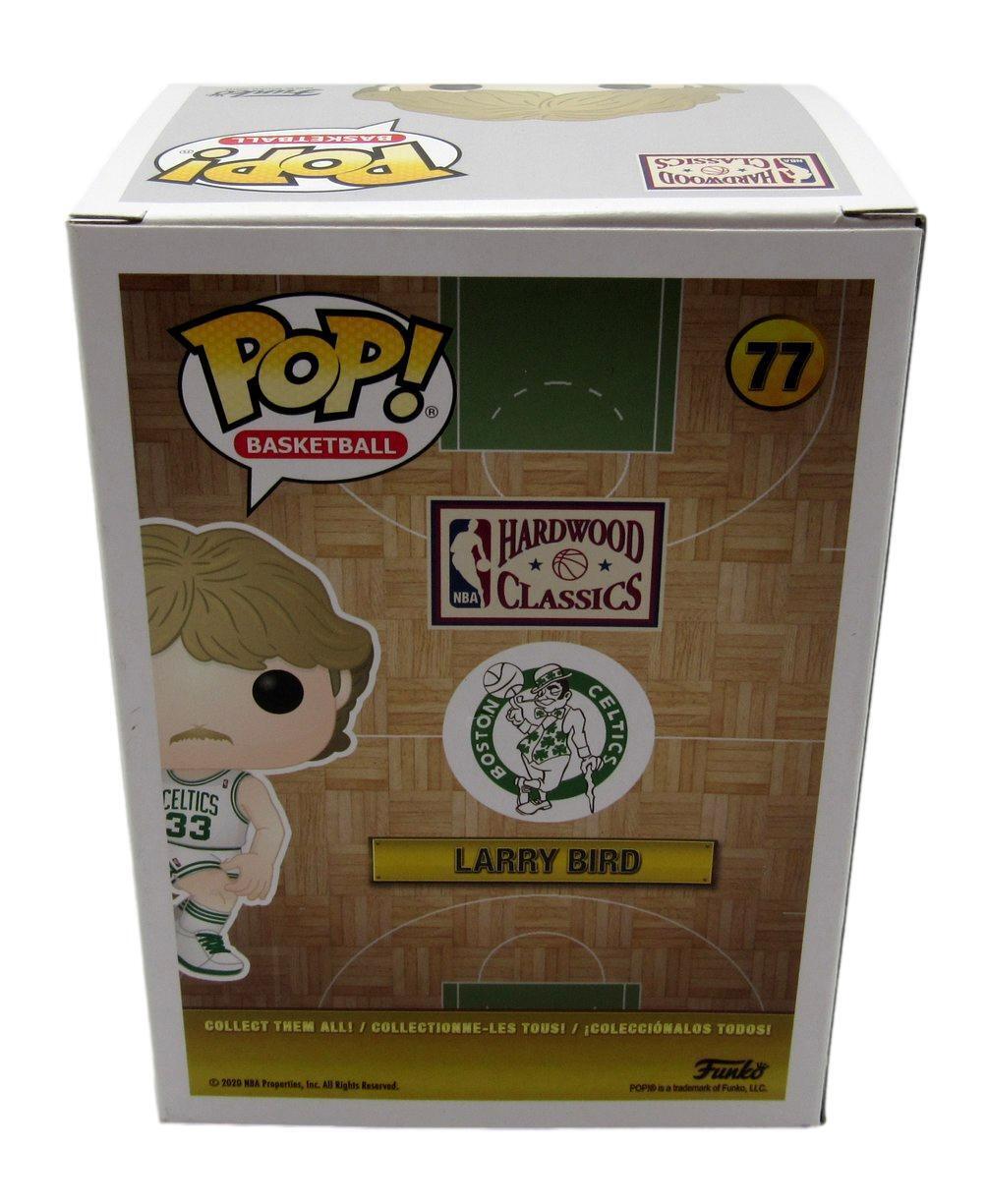 Larry Bird HOF Autographed Funko Pop! Figurine #77 Celtics PSA/DNA 179141