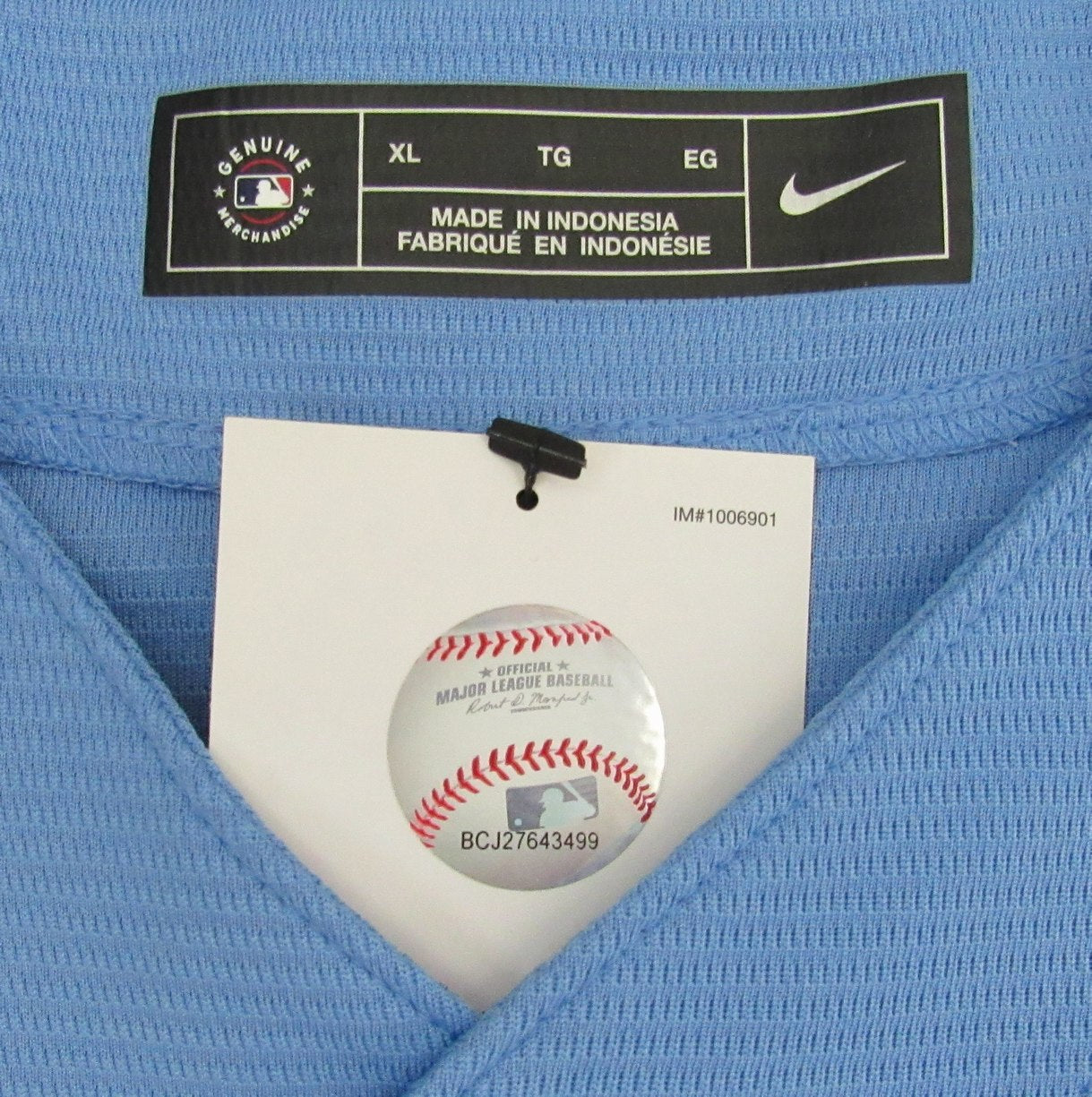 Chase Utley Signed Blue Nike Baseball Jersey Phillies Size XL Fanatics 187367