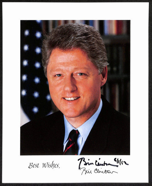 Bill Clinton Signed/Auto 8x10 Photo Former President PSA/DNA 188996