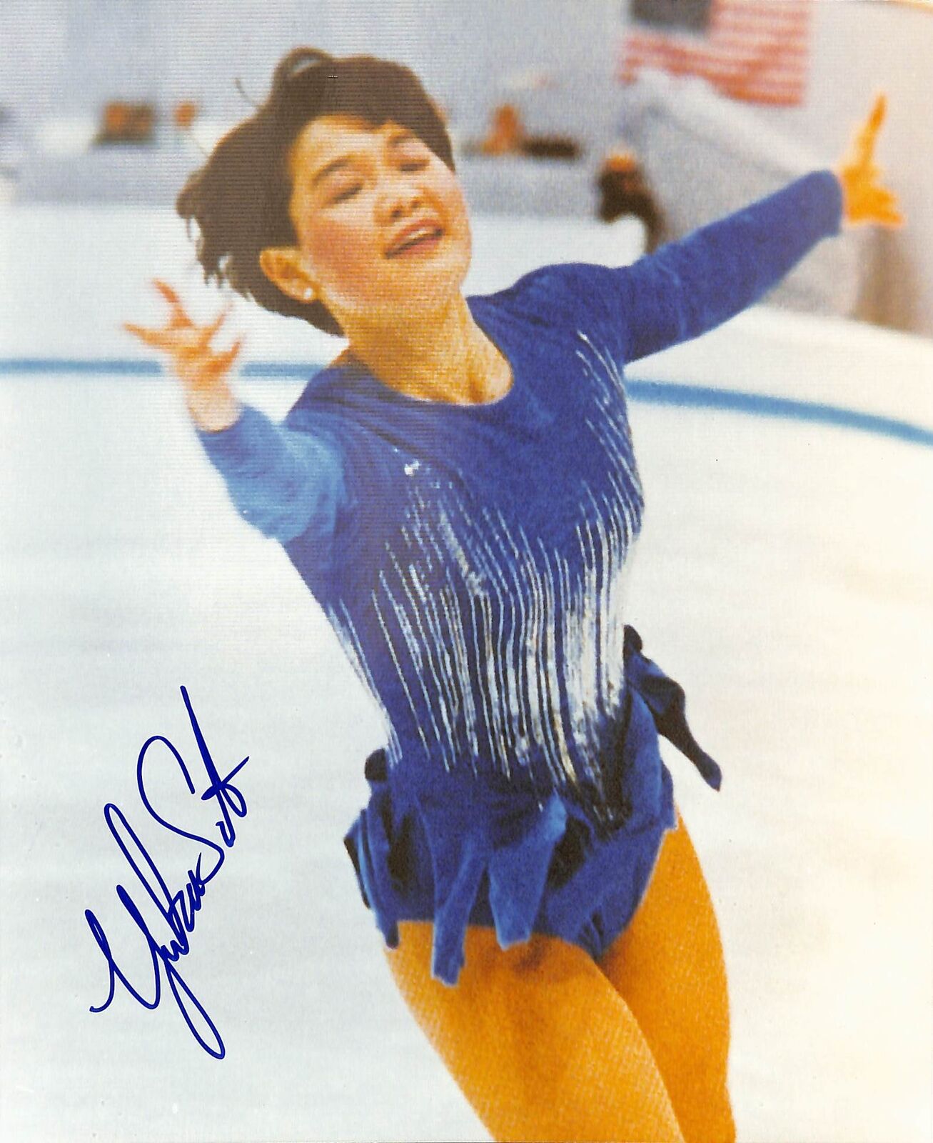 Yuka Sato 1994 World Champion Figure Skater Signed 8x10 Photo 180421