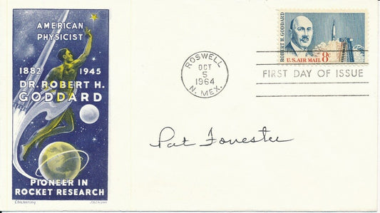 Pat Forrester NASA Shuttle Astronaut Signed 1964 First Day Cover/FDC 151329