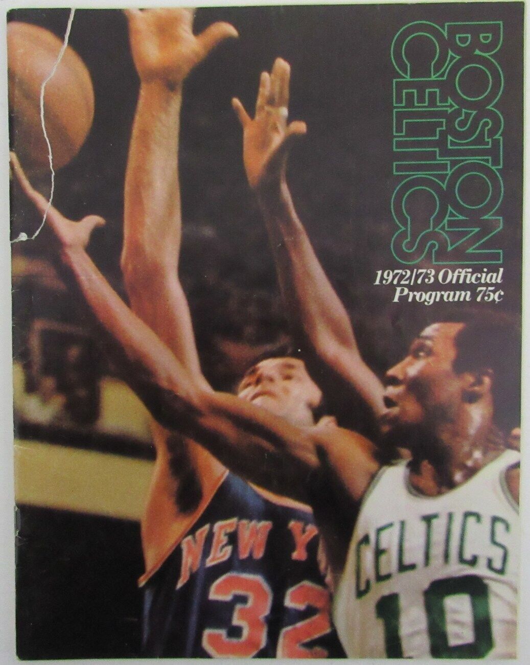 1972/73 Boston Celtics vs. Buffalo Braves Basketball Game Program 176326