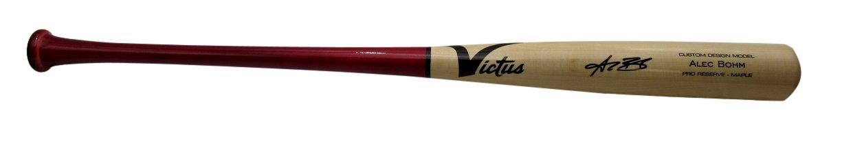 Alec Bohm Phillies Signed/Autographed Victus Custom Baseball Bat Fanatics 189909