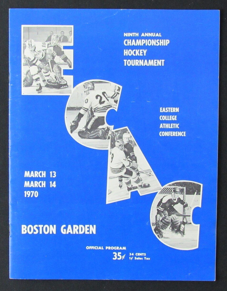 1970 ECAC Ice Hockey Championship Tournament Program 176217