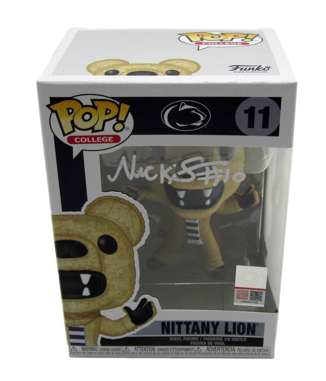 Nick Singleton Autographed Funko POP! Nittany Lion #11 Fanatics 178307