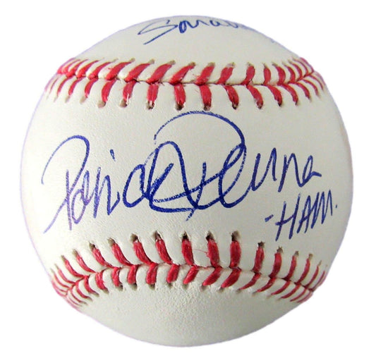 Patrick Renna HAM The Sandlot Movie Signed/Inscr Rawlings  Baseball JSA 162933