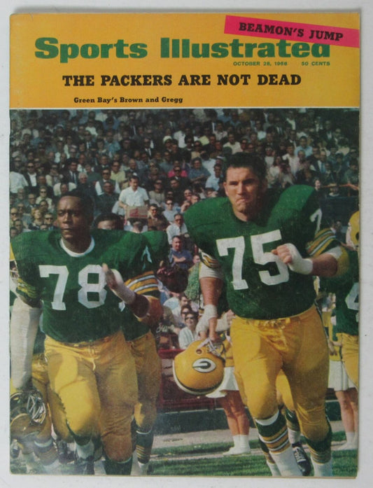 Green Bay Packers 1966 Sports Illustrated  10/28/66 NO LABEL  144871