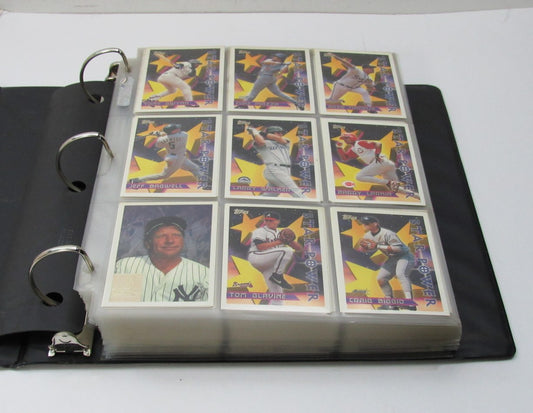 1996 Topps Complete Baseball Set (440+ Most Inserts) In Binder w/Pages 192018